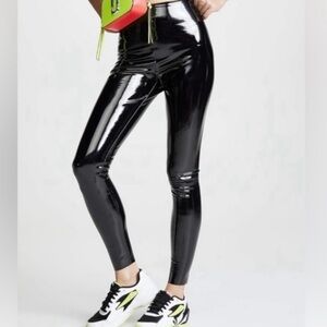 🟠NWT! COMMANDO Faux Patent Leather Legging in Black XS